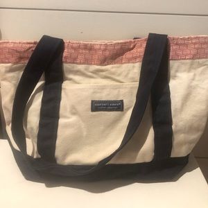 Vineyard Vines Phi Mu Canvas Tote